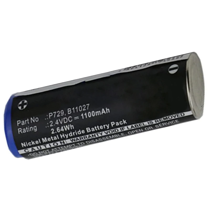 Ni-MH  2.4V  Ultra  High-Capacity  Battery  Compatible  with  Welch-Allyn  72900  Battery ( 2.4V  Ni-MH  1100mAh )