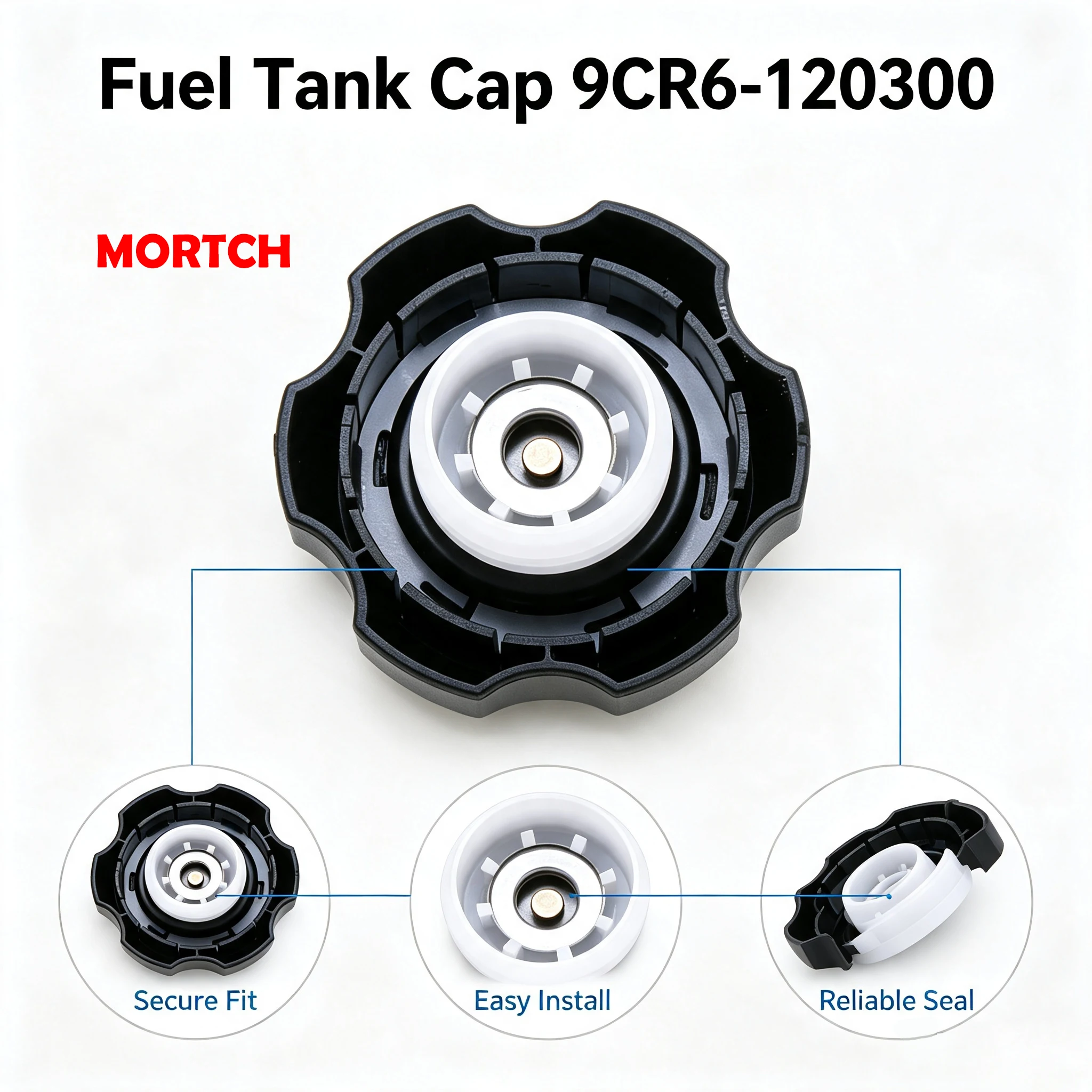 Ersatz-Tankdeckel 9CR6‑120300 für CFMoto CForce 400 450 500HO 520 550 600 800XC 820 850XC 1000 X10 U10 ATV UTV Teile – Detail 2