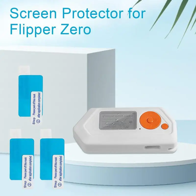 3pcs Screen Film Cover Game Console Screen Protector For Flipper Zero Electronic scratch free Game Accessories Screen protector