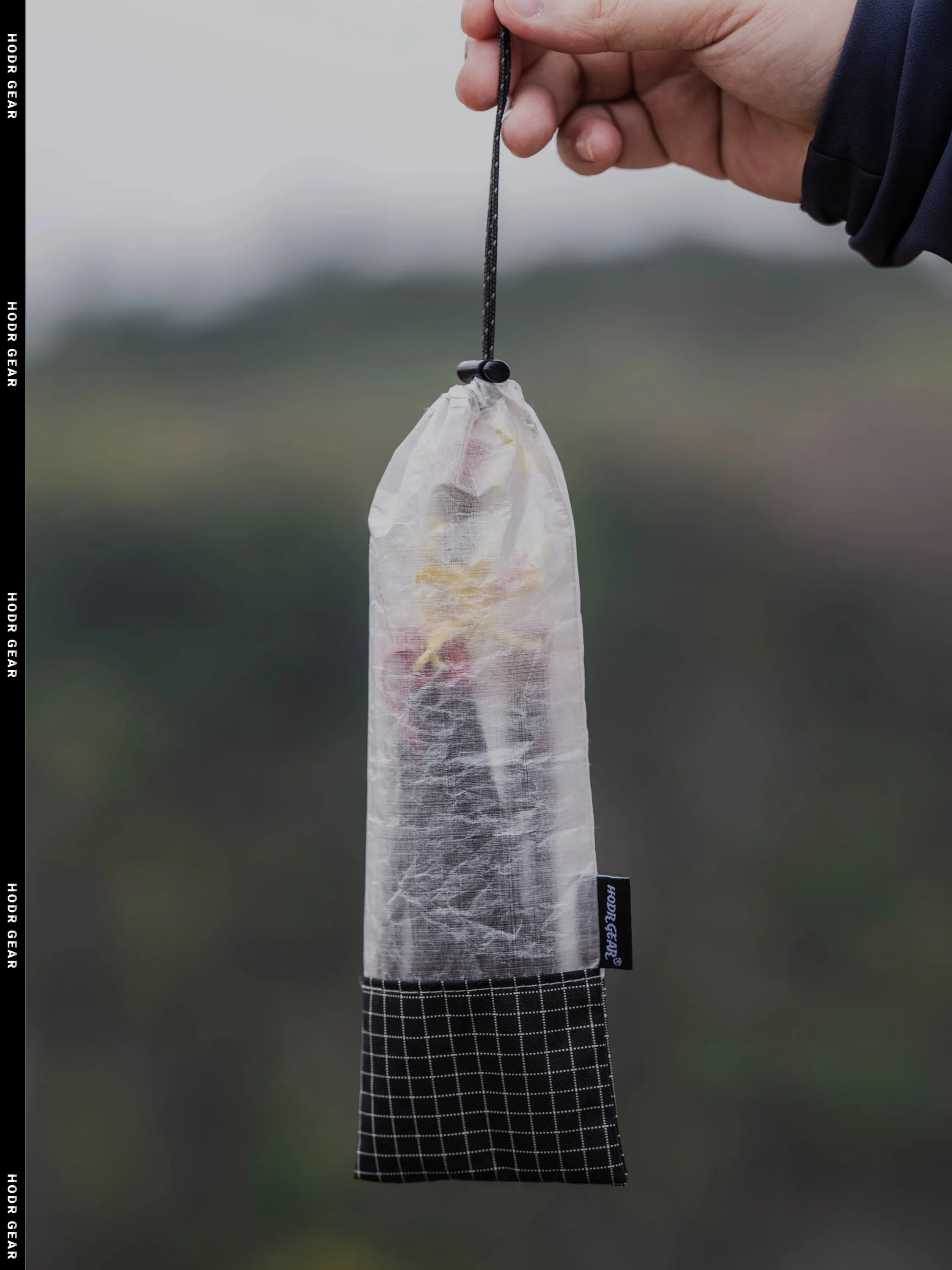 [HODRGEAR] STASHLITE Ultraleichtes Dyneema ® Zeltherdach-Halterungstasche 4,3g aus gemischten Materialien mit verstärkter UHMWPE Gridstop-Basis für Camping – Detail 10