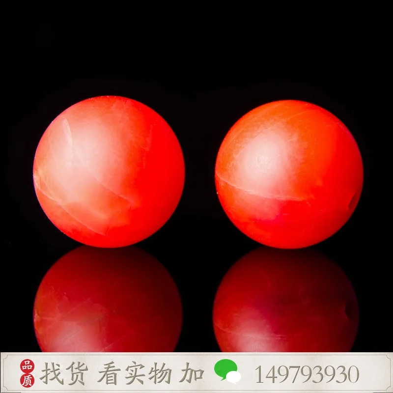 Natural Yunnan Baoshan Nanhong Loose round Beads Multi Jewels Bracelet Buddha Beads Bracelet DIY Accessories Xingyue Bodhi Acces