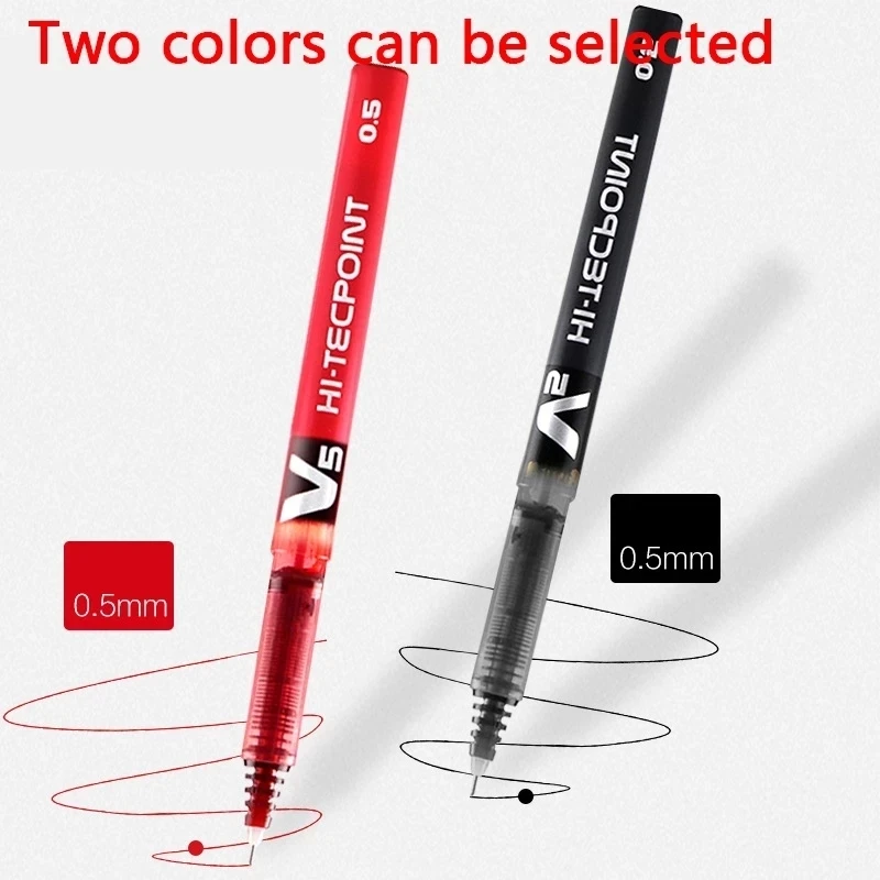 Black Red Pen for Permanent Make Up Tattoo Skin Scribe for Tattoo Eyebrow Lip 0.5mm Waterproof Oilproof Marker Pen PMU Supply