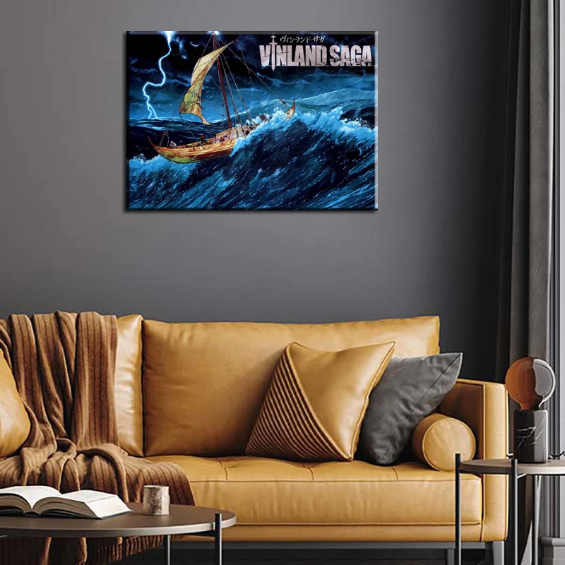 5 Pieces Wall Art Poster Painting Animation Vinland Saga Wallpaper Picture Print Home Decoration For Living Room Mural Artwork