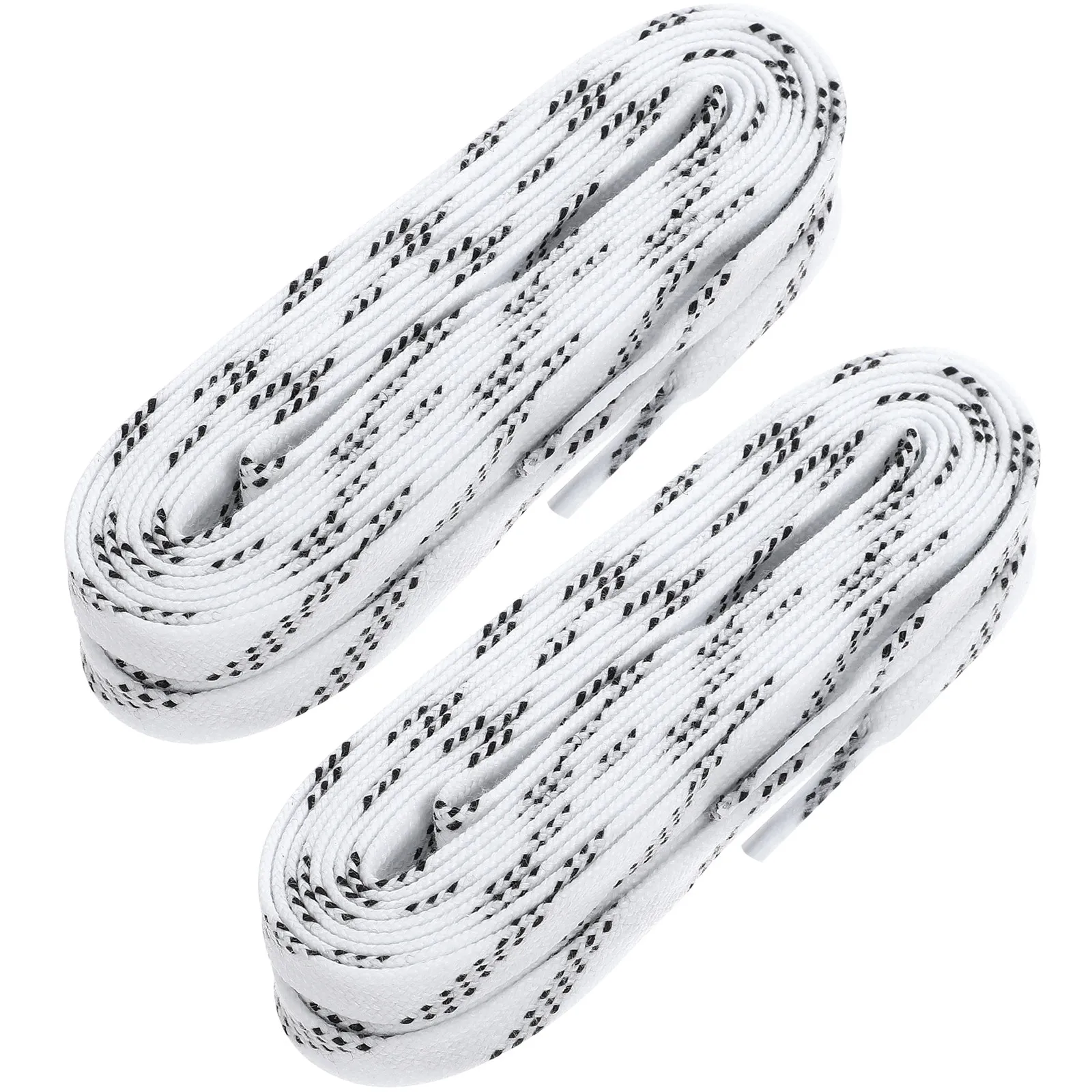 1Pair Professional Anti-Fracture Shoelaces Frostproof Ice Hockey Skate Shoe Strings for Sports Skiing White 96 Inch