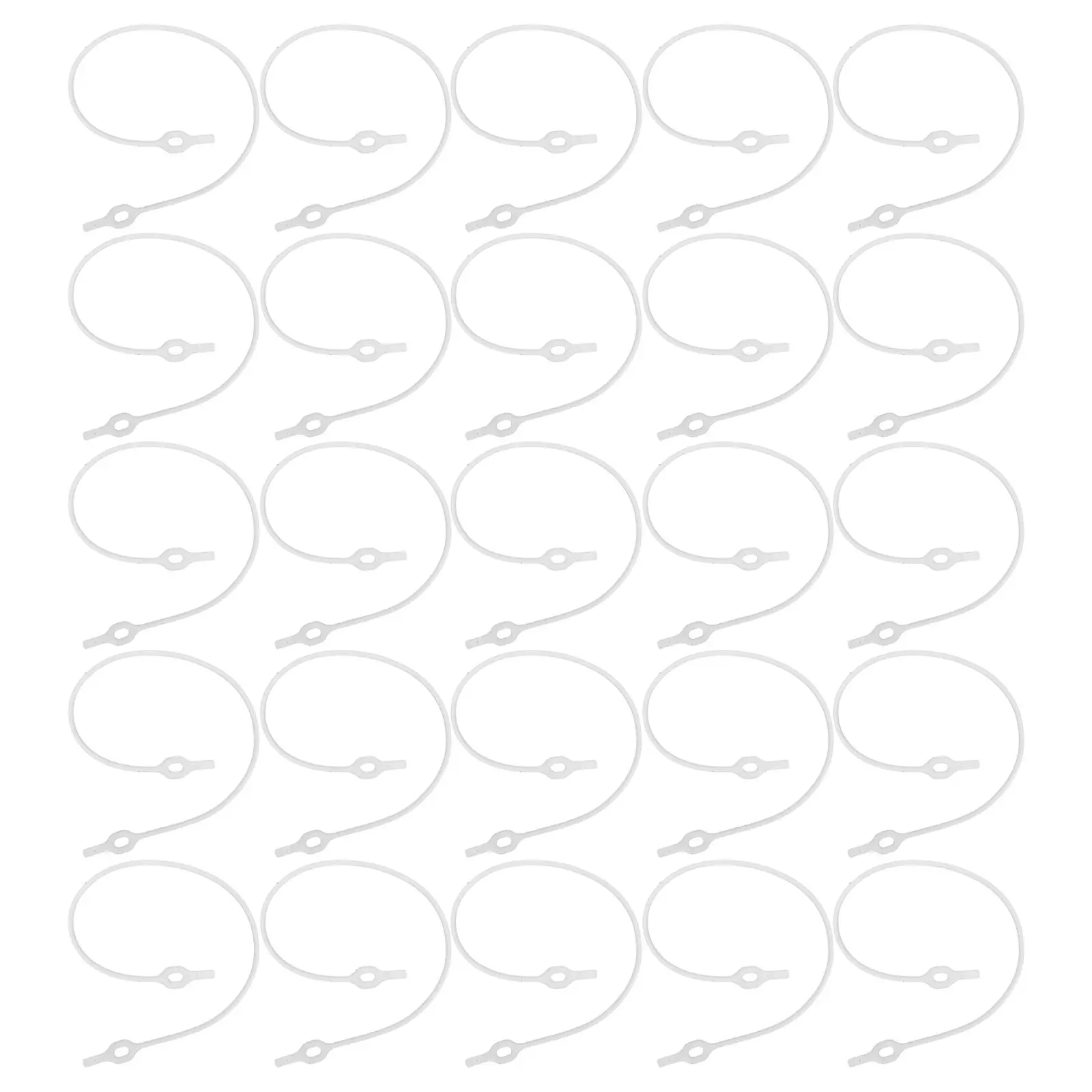 

50Pcs Transparent Silicone Hanger Connector Strips Non-Slip Space Saving Closet Organizer Hanger Clips for Home Retail Clothing