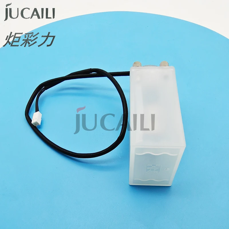 JCL 4 Ways Sub Ink Tank พร้อมขั้วต่อโลหะสําหรับ Konica Mutoh Mimaki Allwin Infiniti Bulk Printer Sub Tank