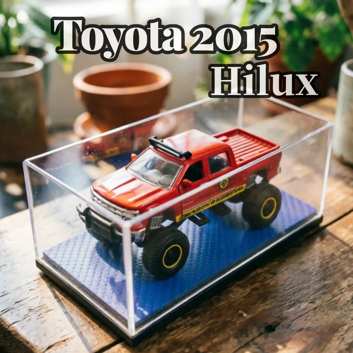 

1:48 Off Road 4x4 Truck Diecast with Acrylic Display Case – Monster Muscle Car Model Collectible – Gift for Car Enthusiast & Kid