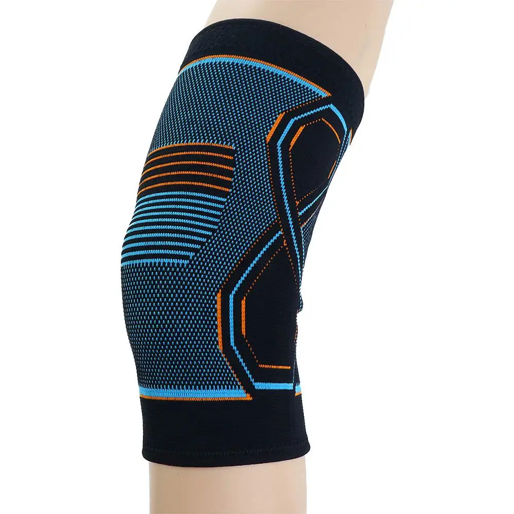 

Sports Biking Gym Running Nylon Bodybuilding Fitness Knee Pads Compression Knee Brace Knitted Knee Sleeve Workout Knee Support