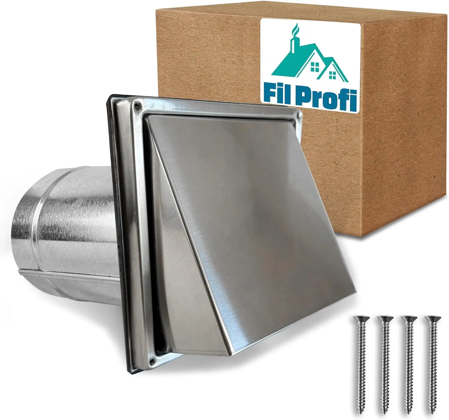 

6-дюймовая настенная вентиляционная решетка для кухонного вентилятора и вытяжного воздуховода сушилки, для наружного использования в доме