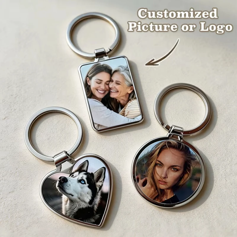Porte-clés photo personnalisé, porte-clés avec photo personnalisée, souvenir commémoratif personnalisé, cadeau pour anniversaire, souvenir quotidien