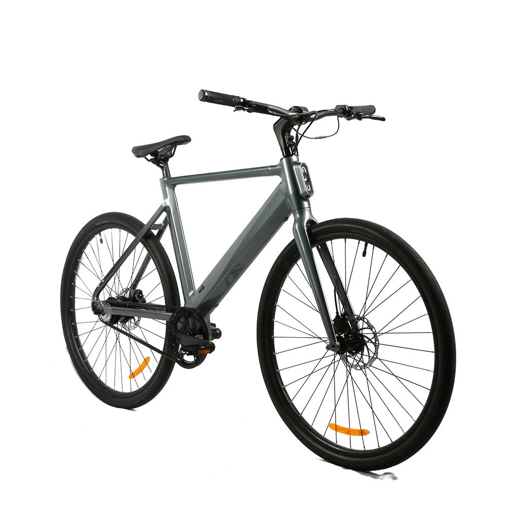 2026 Fashion Style Step Over Road Electric Bike 36V 7.8Ah Integrate Battery Electric Bicycle Belt Drive Ebike Electric Bike