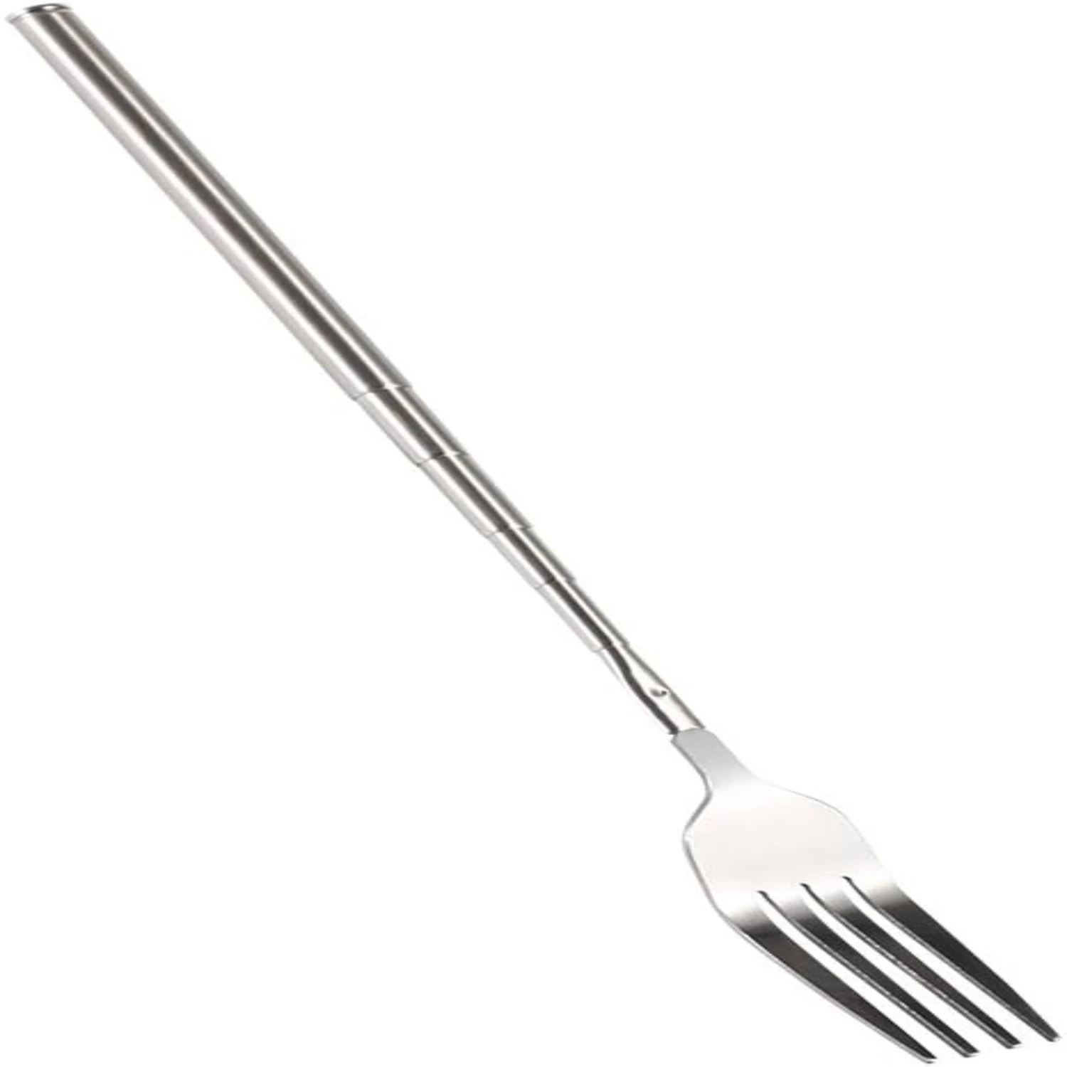 

Telescopic Fork,Extendable Fork,Extending Fork,64cm Long Stainless Steel Retractable Fork Extendable Dinner Fruit Dessert Fork 8