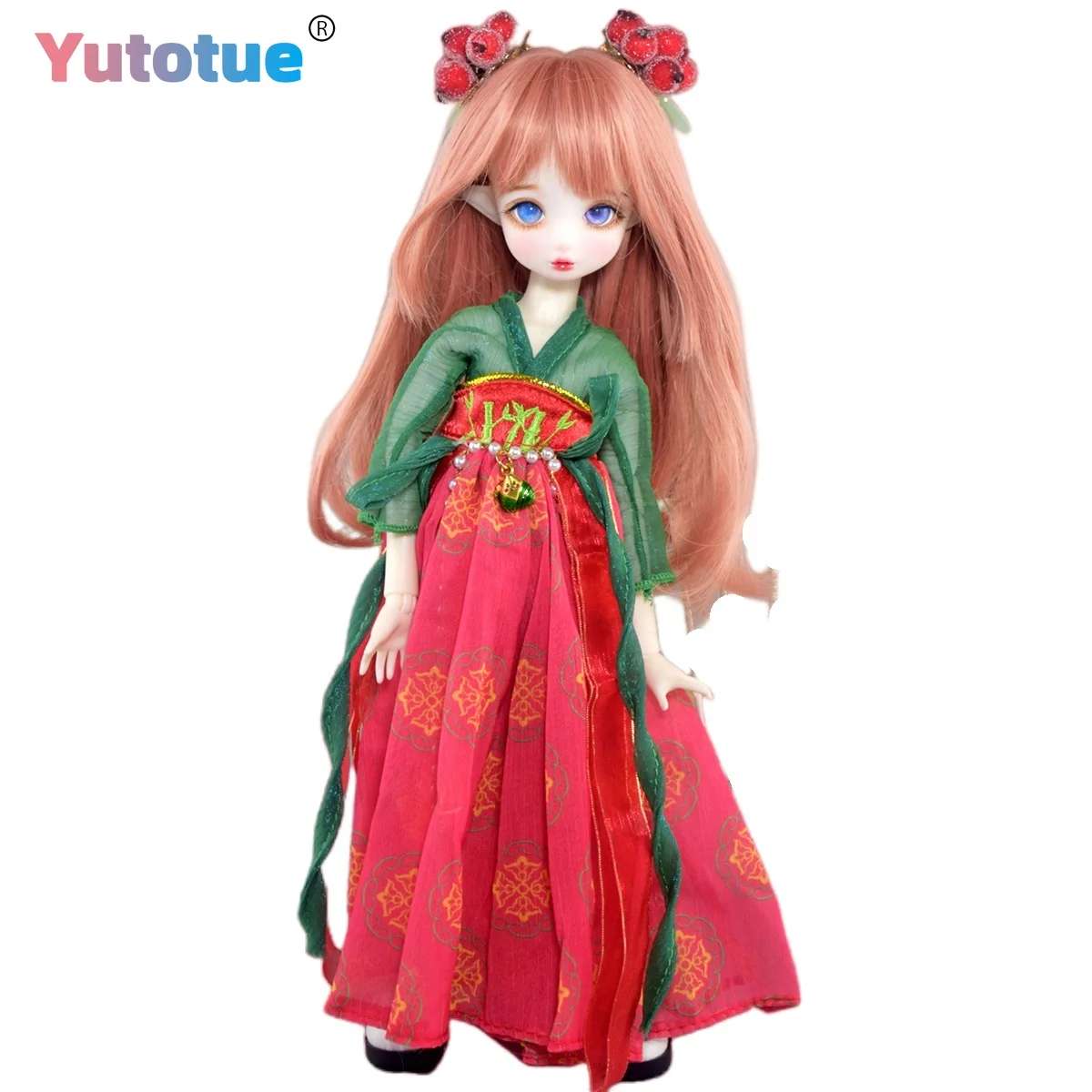 

YUTOTUE 30cm Height Girl Doll dress up Ancient Clothing Handpainted Makeup Lifelike 1/6 BJD Doll Toy