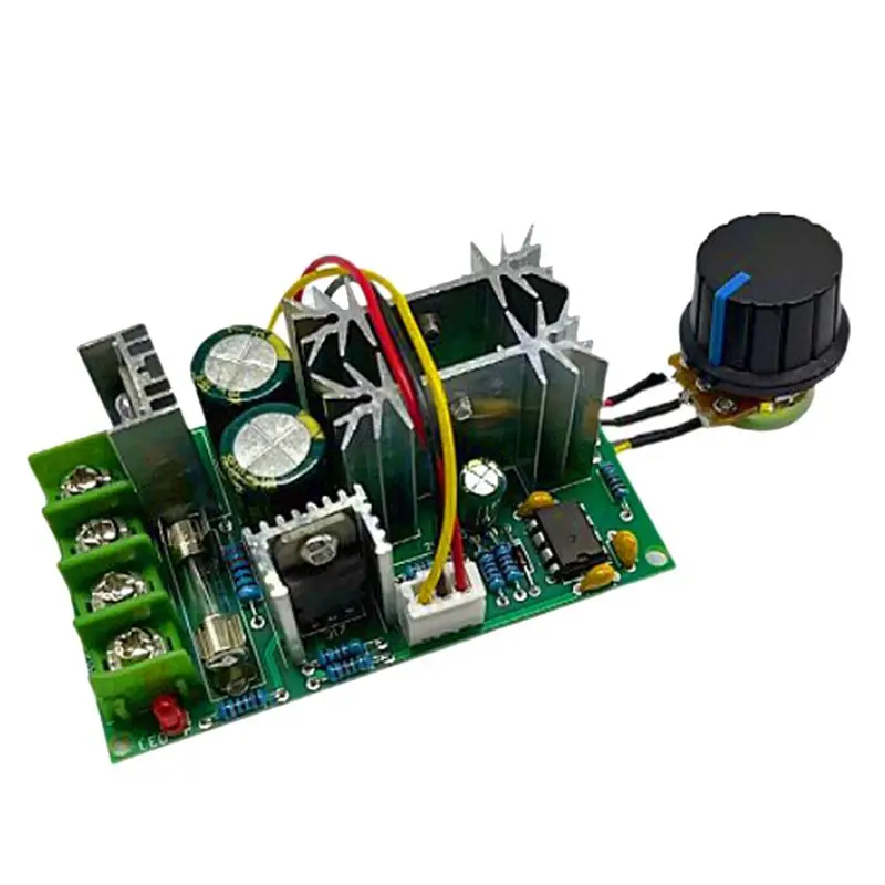 

(ABAB) DC Motor Speed Controller Stepless Speed Regulation Pulse Width PWM Controller DC 12V 24V 36V 48V 20A 1200W