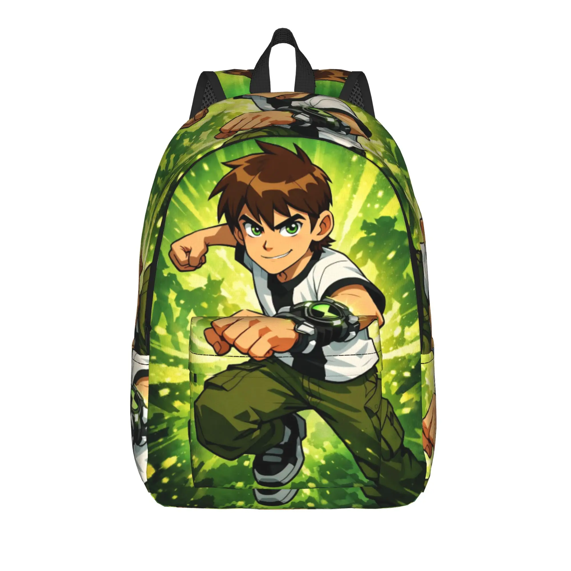 Ben 10 Anime Backpack for Men Women Fashion High School Business Daypack  College Shoulder Bag with Pocket