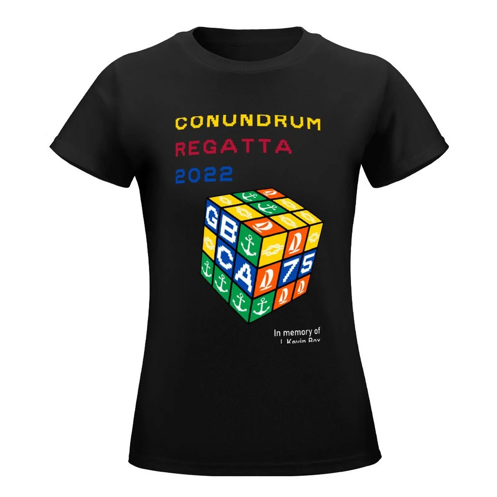 2022 Conundrum Regatta T-Shirt aesthetic clothes anime clothes vintage clothes Women tops