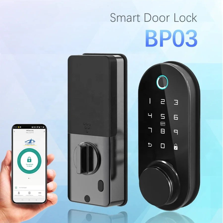 

Keyless Entry Smart Door Lock Wireless Fingerprint Door Lock Electronic Touch Screen Smart Door Lock with Code APP Key