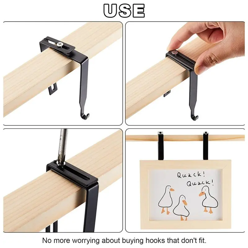 

String Light Hangers, Adjustable Outdoor String Hooks, No Drill Wall Hooks, Outdoor Party Decor Lighting Holders