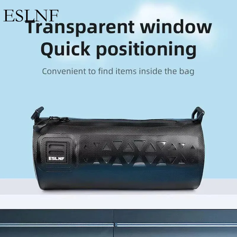 

ESLNF Capacity Strap Bag For Pannier With Shoulder Storage Handlebar Front Bicycle Road Cycling Large MTB Bike