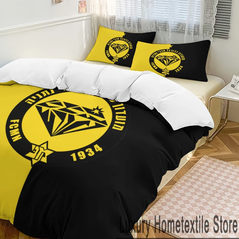 3D Maccabi Netanya Bedding Set Duvet Cover Bed Set Quilt Cover Pillowcase Comforter king Queen Size Boys Adult Bedding Set