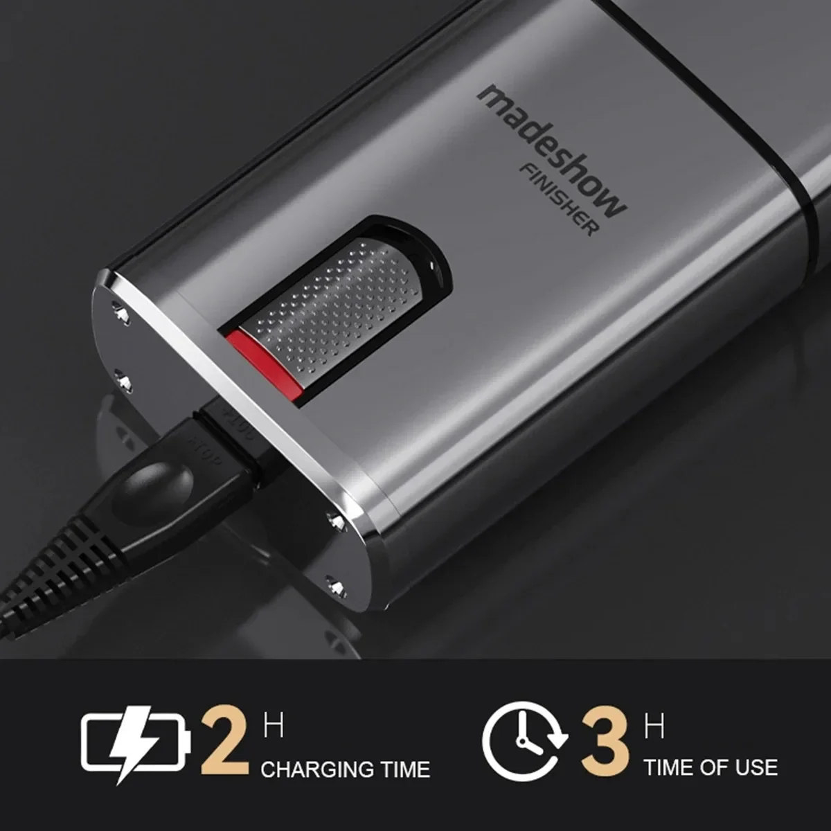 2024 Madeshow M7 Metal Electric Shaver 8000RPM Professional Magnetic Levitation Blade Barber Beard Bald Whitener Trimmer for Man