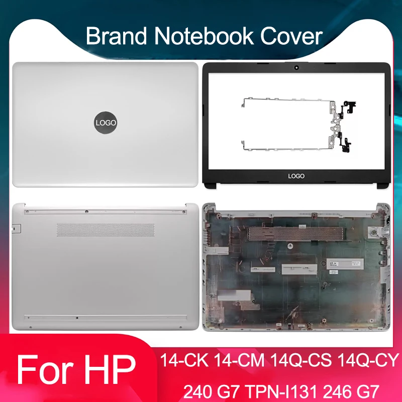 

14.4" New For HP 14-CK 14-CM 14-DG 14Q-CS 240 G7 245 G7 TPN-I131 Series LCD Back Cover Front Bezel Hinges Palmrst Bottom Case
