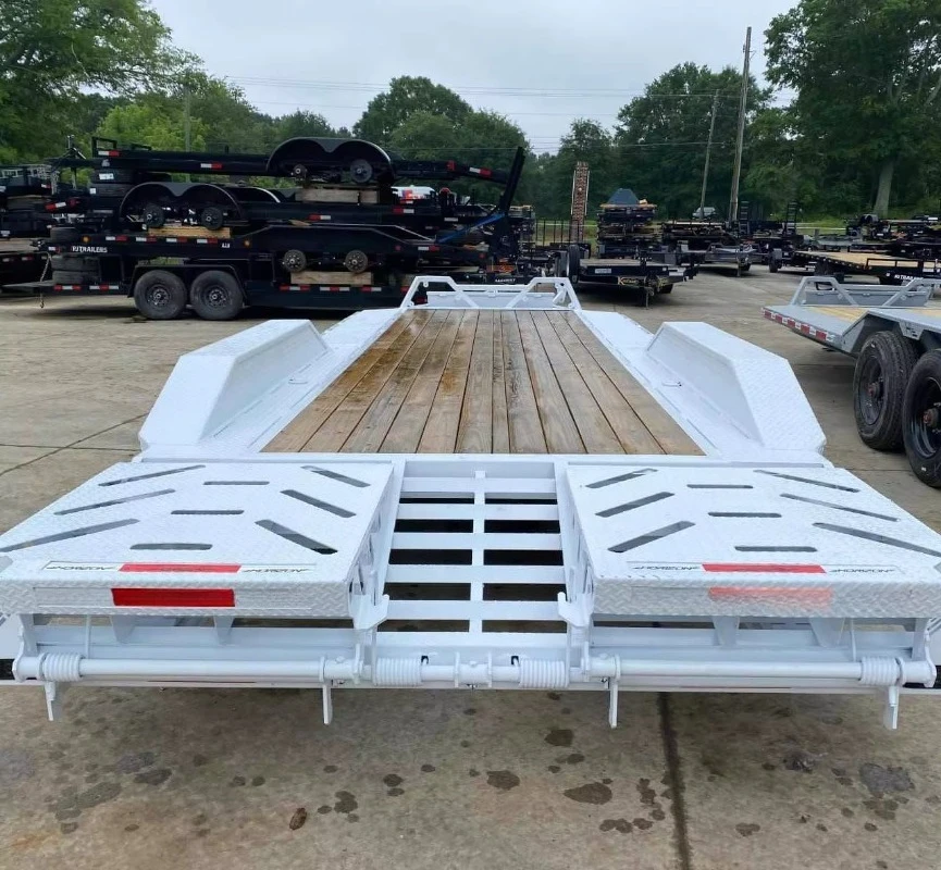 2025 affordable Drive Over Fender Equipment Hauler Trailer Tandem 10K Super Singles