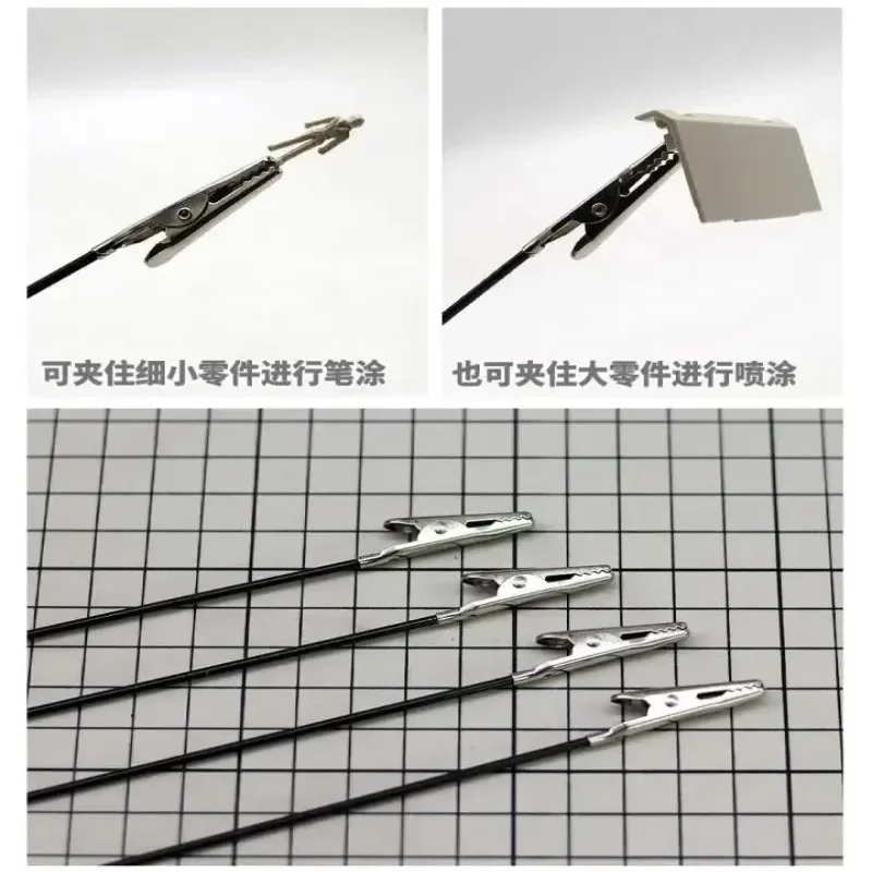 

MSWZ MS-090 10pcs/lot Metal Coloring Clamp Clip Tool Set: For Model Making, Model Tools & Hobby DIY Painting