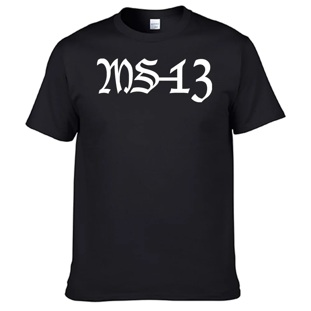 Ms 13 T-Shirt 100% Cotton Men Shirt