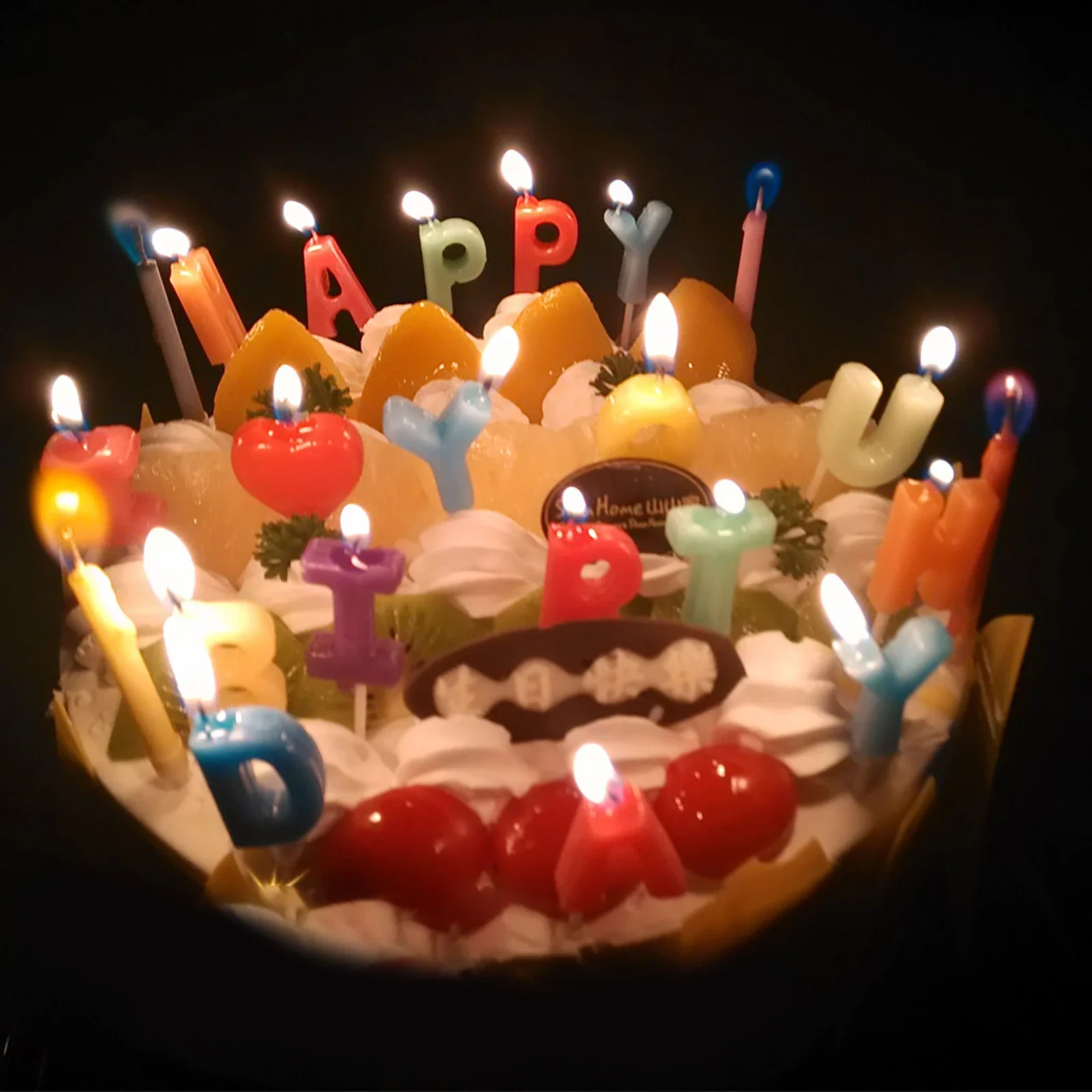 6pcs/12pcs Birthday Christmas Candles Novelty Decorations Romantic Candles Paraffin Wax Super Bright Candles for Kids Children