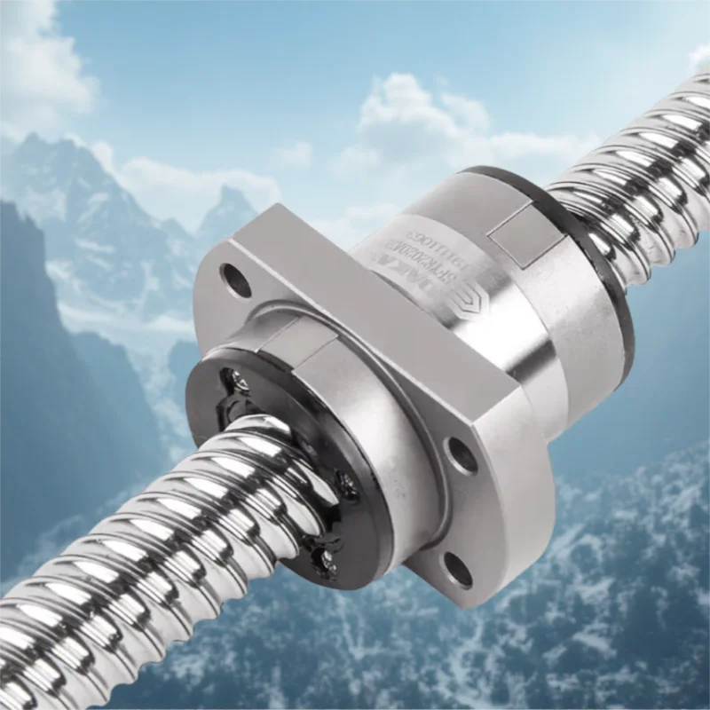 C5 End Machined Ball screw SFY2020 Customizable Any Size Processing Roller Ballscrew With Flange Singl Ball Nut For CNC Parts