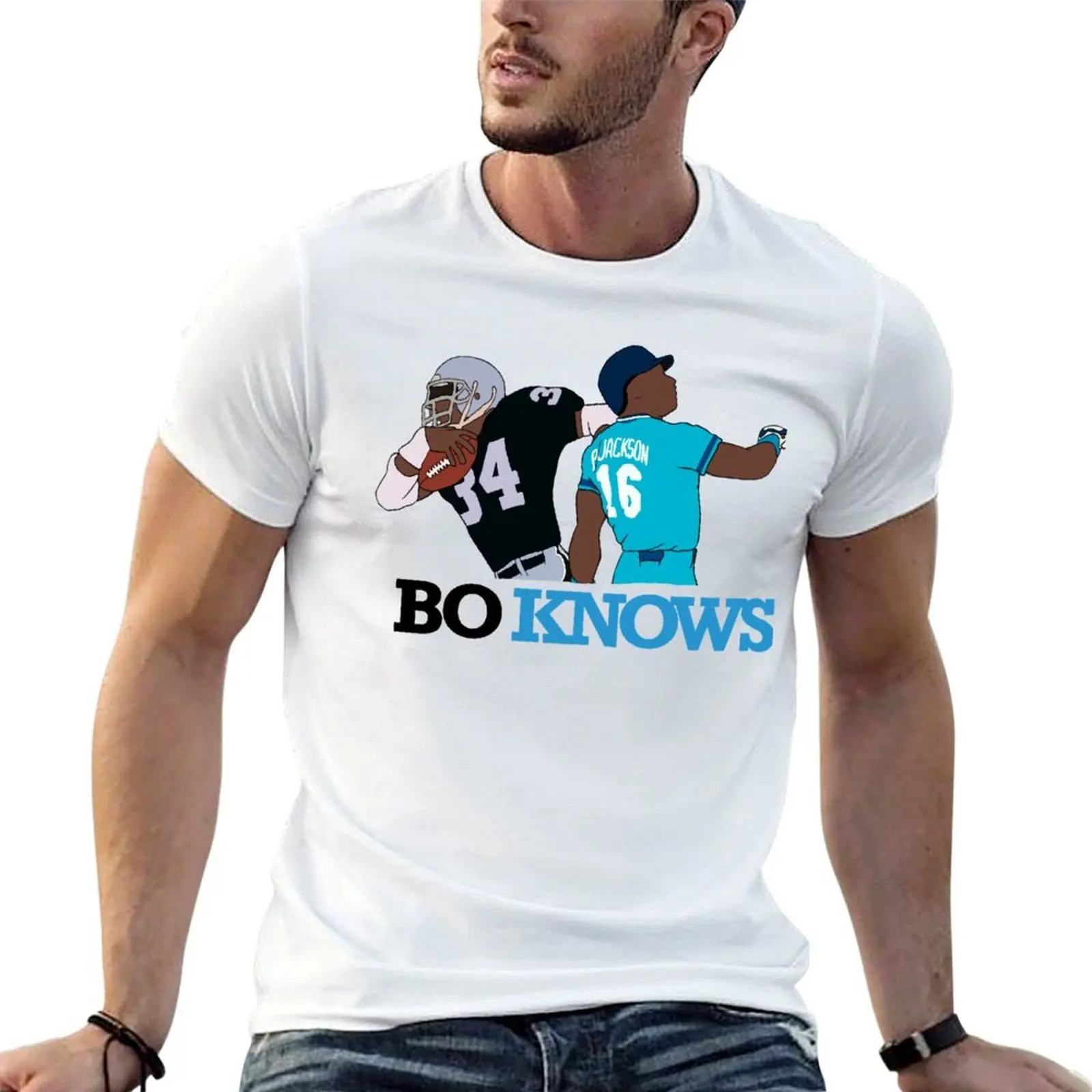 

Bo for Threat custom t t anime shirts shirt 100% Tshirt shirts T-Shirt print Dual t cotton Sticker, man Jackson