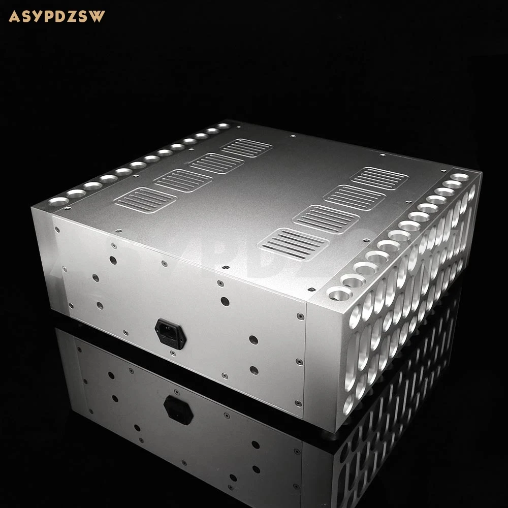 WA66 Aluminum enclosure Preamp chassis Power amplifier case/box size 410*430*150mm