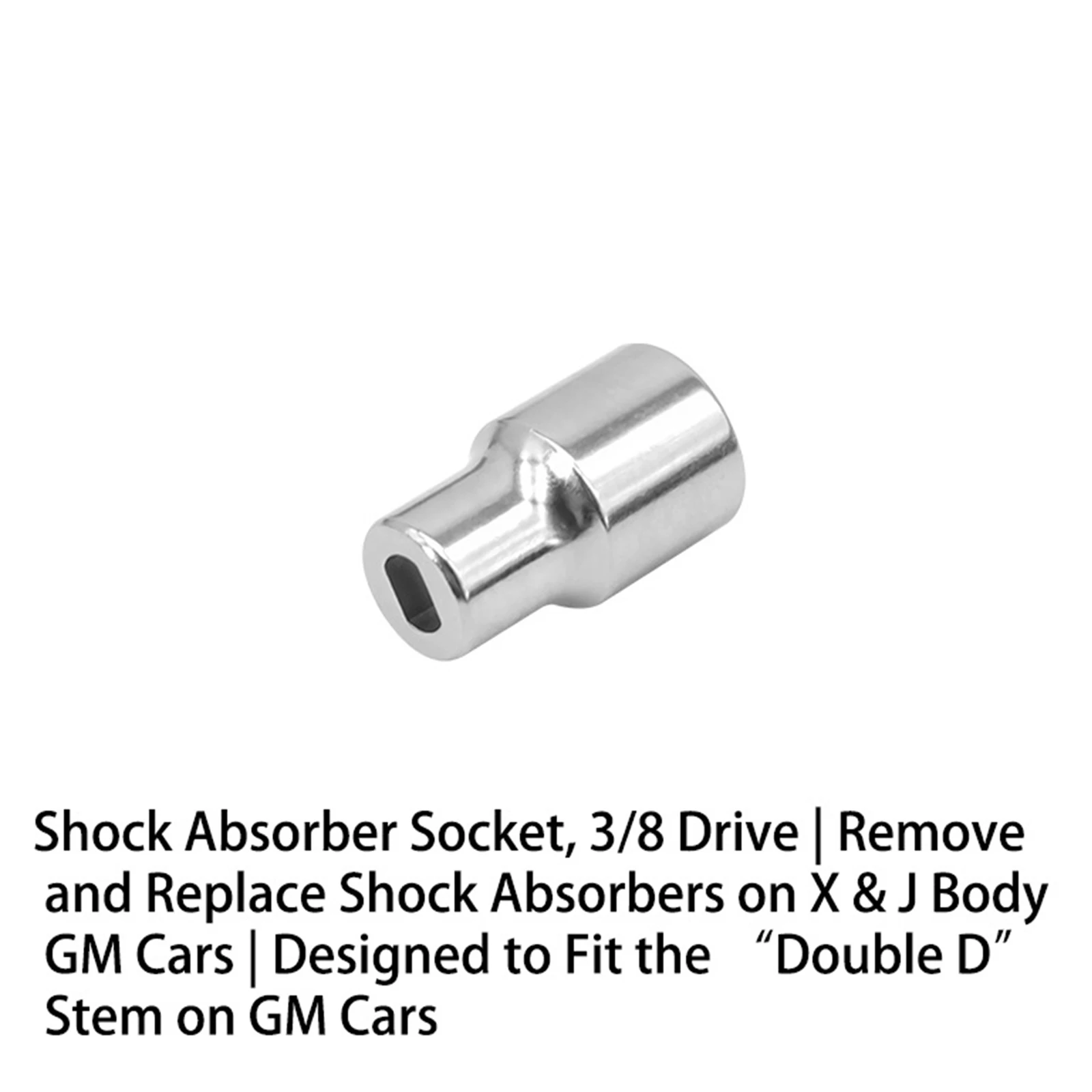 Shock Absorber Socket 3/8 Drive Remove & Replace Shock Absorbers Fit the “Double D” Stem Tools for GM Cars