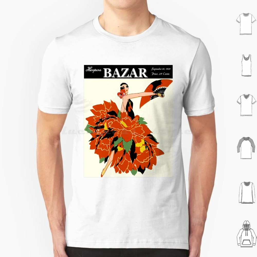 Harpers Bazar: Vintage 1929 revista publicidad impresión camiseta hombres mujeres niños 6xl Harpers Harpers Bazar Bazar revista Bazar