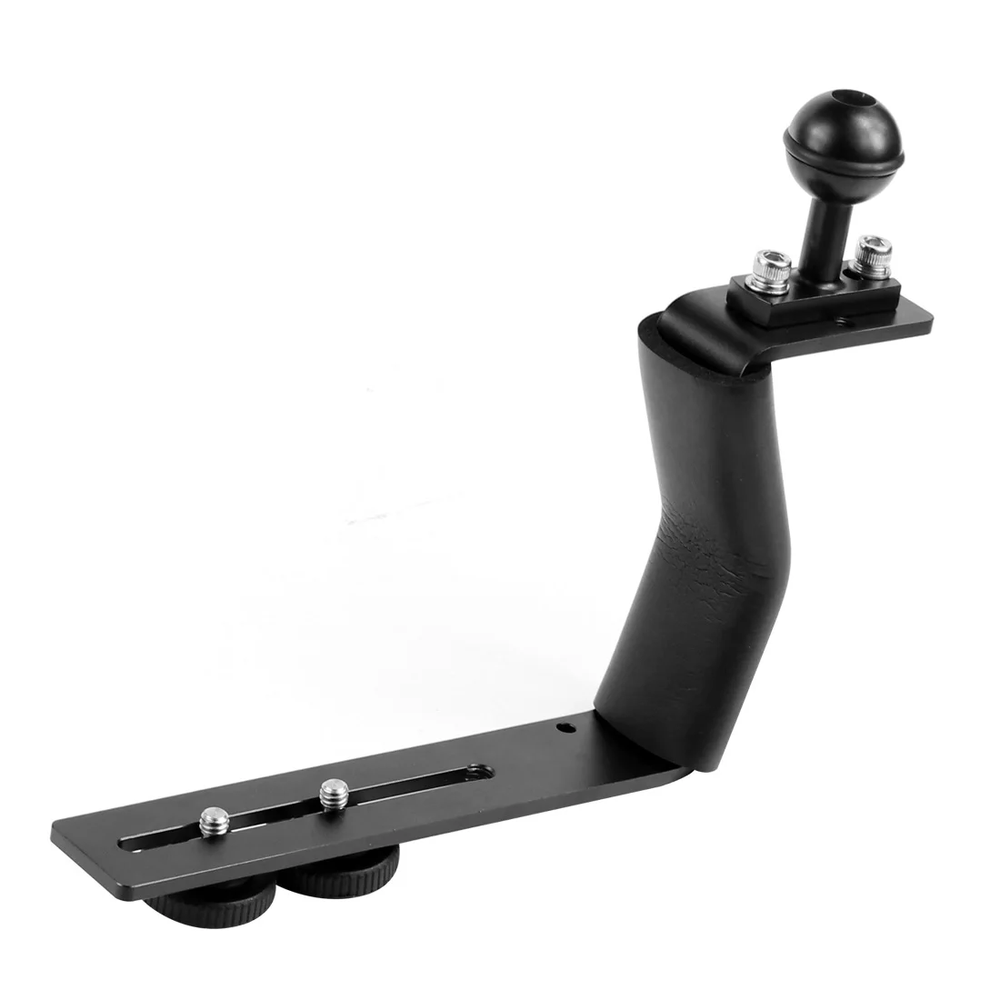 Tauchhalterung aus Aluminiumlegierung, Z-Typ, Einzelgriff mit Basisadapter für Gopro Unterwasserkamera, Fotogehäuse, Taschenlampe – Detail 15