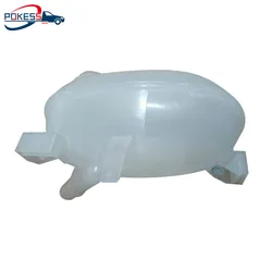POKESS Coolant Reservoir Engine Radiator Overflow Expansion Tank Without Cap For Ford Kuga 2017 GV618A080AC