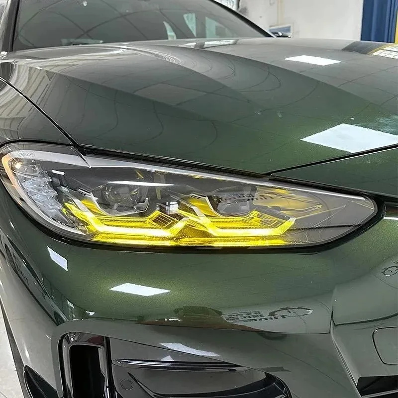 Yellow Angel Eye DRL LED Board For BMW G80 M3 G82 G83 M4 G22 G23 G26 4 Series 2021 2022 2023 2024 Red Blue Daytime Running Light
