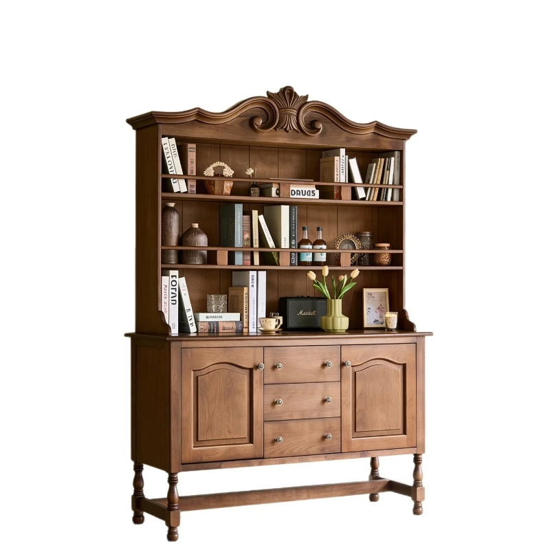 New Chinese tableware cabinet, household kitchen storage cabinet