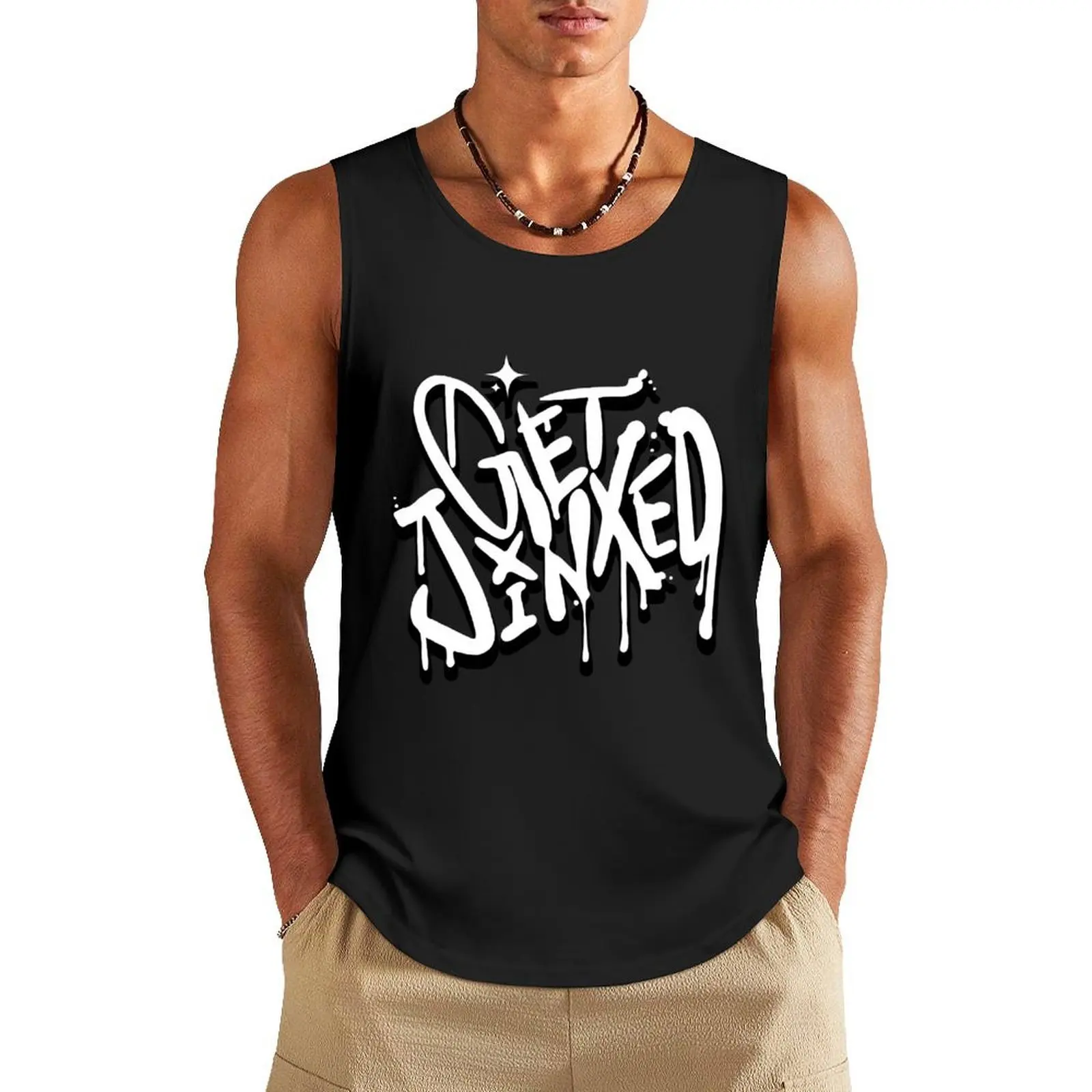 

Get Jinxed Tank Top Men's gym articles sleeveless shirt man gym Male clothes