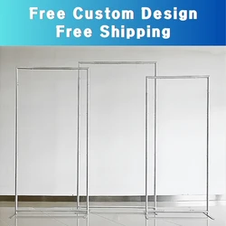 Rectangle Display Stand for Home and Holiday Party, Photo Studio Backdrop for Party, Wedding, Baby Birthday Decoration