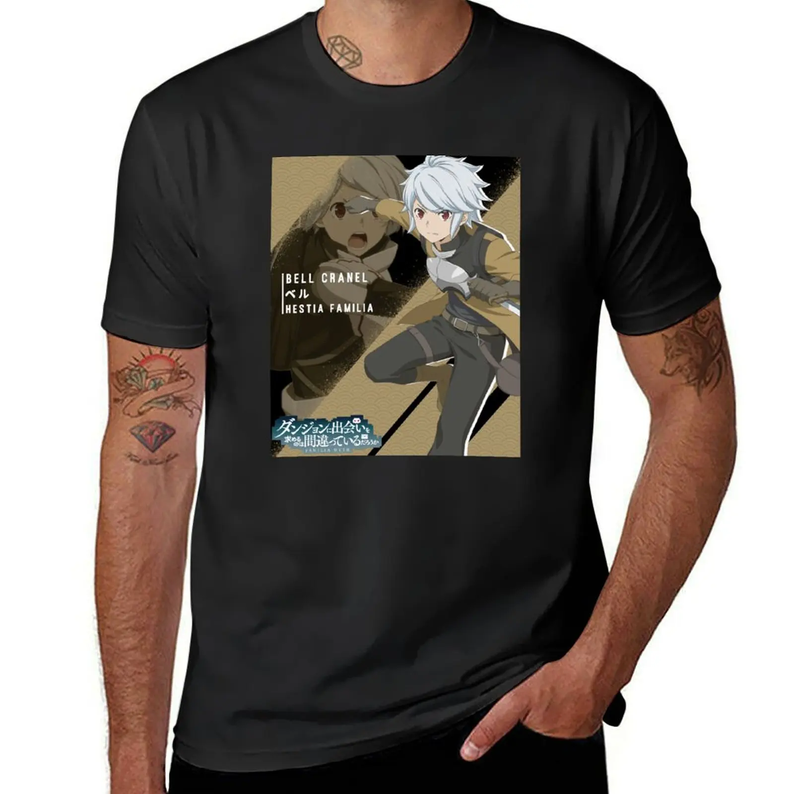 

Bell Cranel ベル Is It Wrong to Try to Pick Up Girls in a Dungeon DanMachi T-Shirt luxury designer mens t shirt graphic