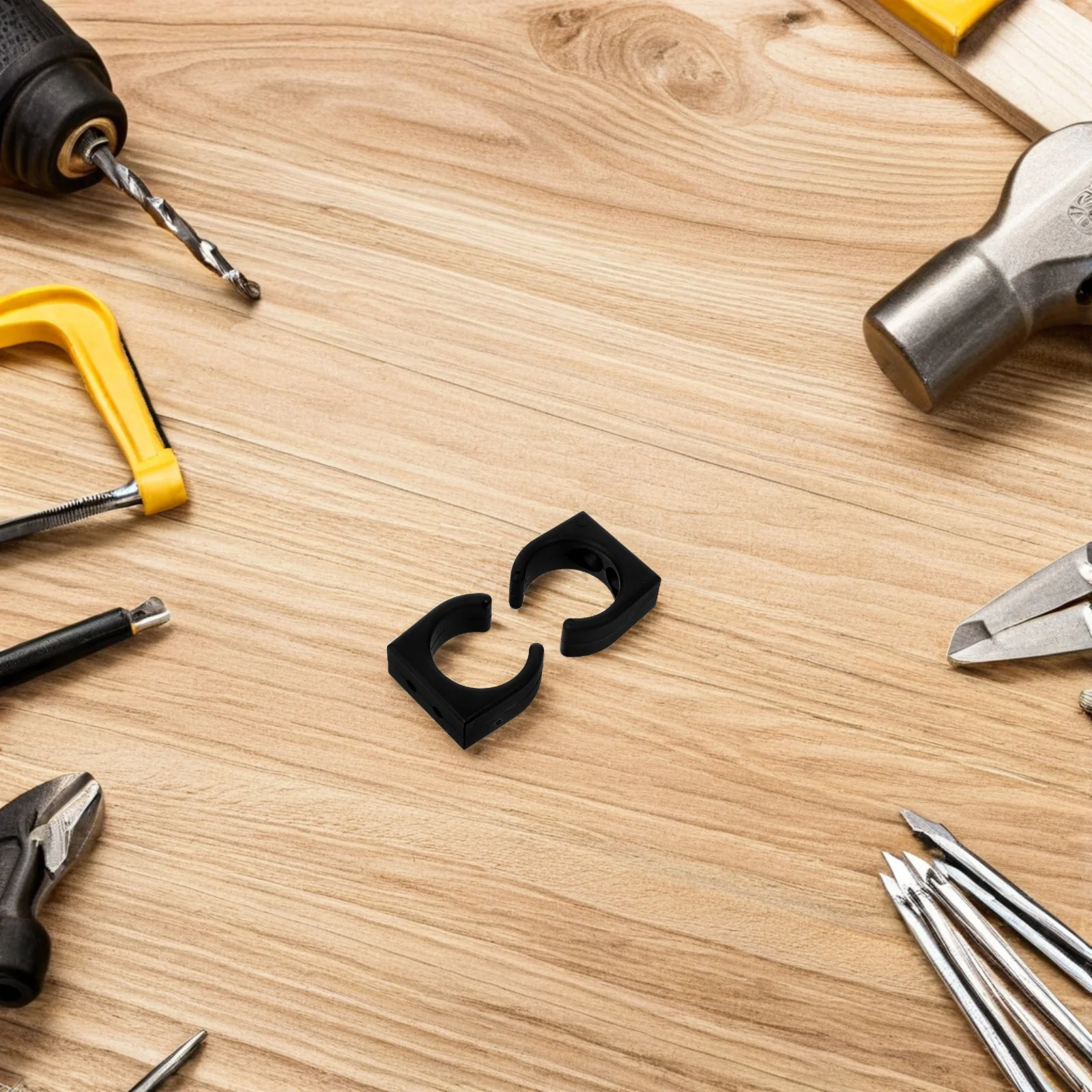 

2Pcs Black Nylon Boat Clamp Tube Support Marine Yacht Pipe Holder Clip Stable Fixing Rope Line Cable Saddle Fastener Organizer