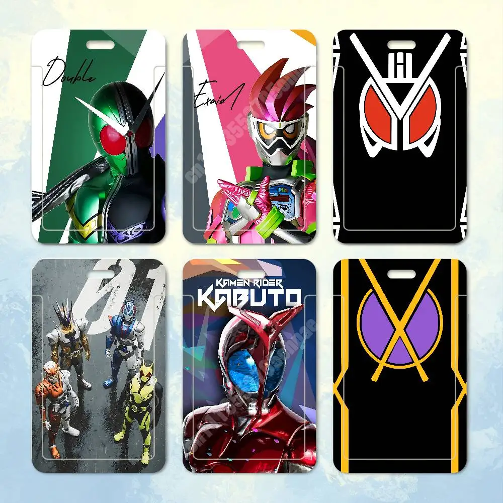 K-Kamen Masked Rider-S Plastic Card Holder Worker ID Card Clear Transparent Employee Visitor Pass