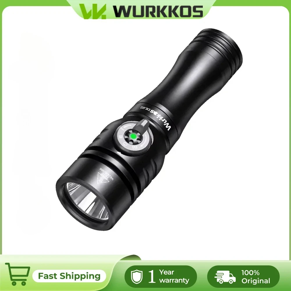 Wurkkos DL02: La linterna subacuática de 3000LM que redefine la exploración de cuevas