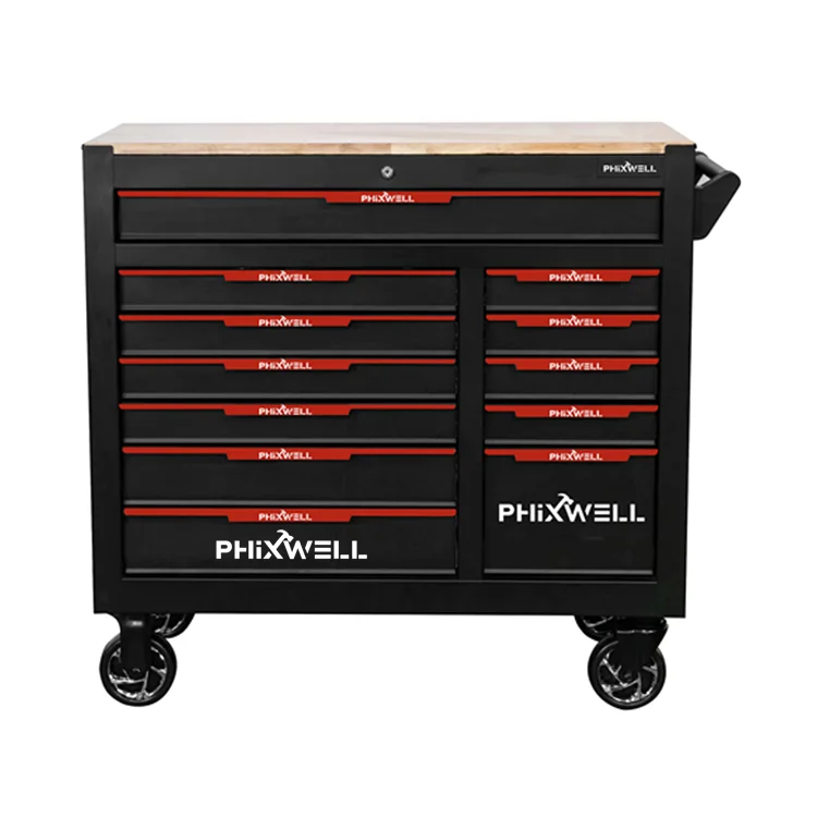 

Wholesale Easy Assembly 13 Drawers with 251 Pcs Tools Workshop Rolling Repair Industry Mobile Tool Cabinet Trolley Cart
