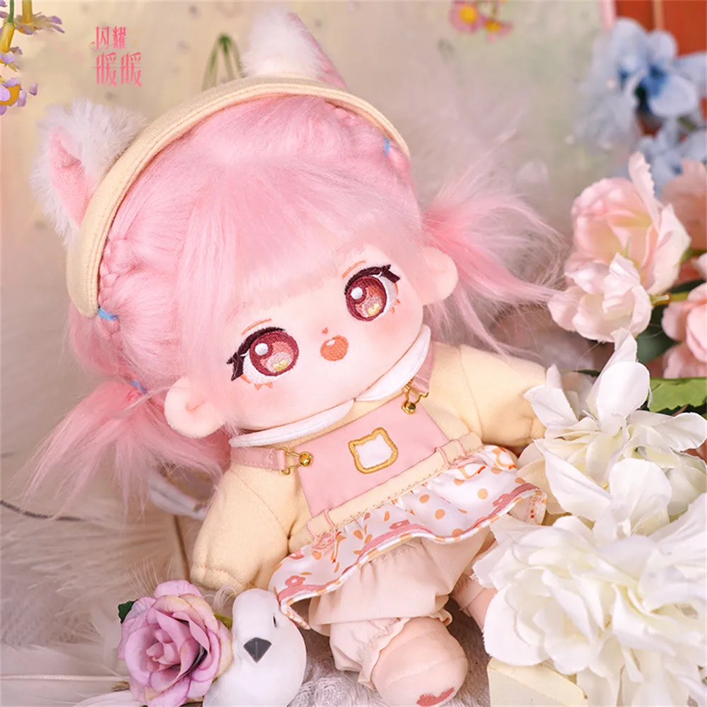 Yuri Game Shining Nikki Plush 20cm Doll Skeleton Body Toy Dress Up Clothes Costume Outfit Skirt Cosplay Anime Fan Gift C CM