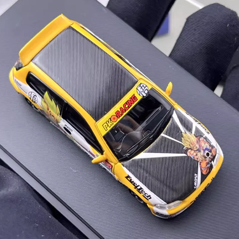 SW 1/64 Honda CIVIC EG6 Metalowy Model Auta Zabawka Odlewany Stop Metal Prezent