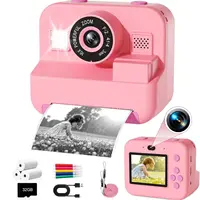 Nueva cámara de impresión instantánea con tarjeta de 32G, impresión fotográfica térmica, cámara Digital para niños, fotografía de vídeo, juguete educativo, regalo para niños