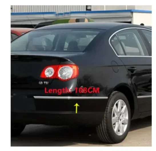 

Хромированная накладка на задний бампер для VW Volkswagen Passat B6 2006 2007 2008 2009 2010 2011 ABS, защитная полоса, автомобильные аксессуары